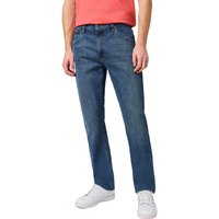 Wrangler Herren Jeans STRAIGHT - Mid Waist - Regular Fit - Blau Schwarz von Wrangler