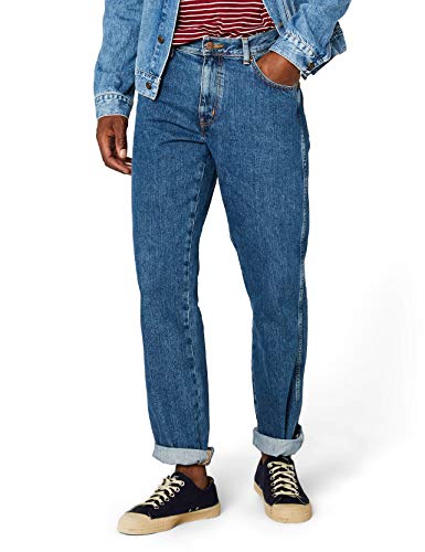 Wrangler Herren Texas 821 Authentic Straight Jeans, Vintage Stonewash, 36W / 32L von Wrangler