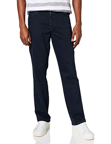 Wrangler Herren Texas Low Stretch Straight Jeans, Blue Black, 50W / 32L von Wrangler