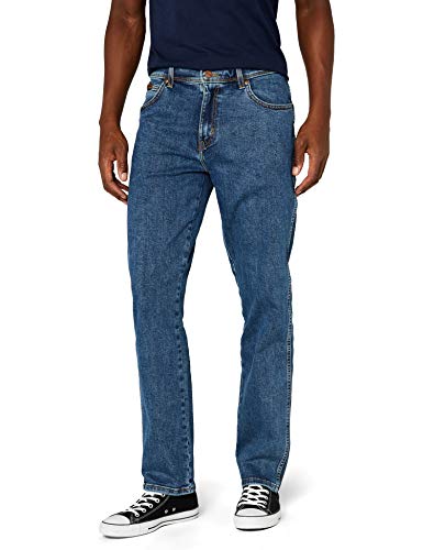 Wrangler Herren Texas Low Stretch Straight Jeans, Stonewash, 48W / 32L von Wrangler