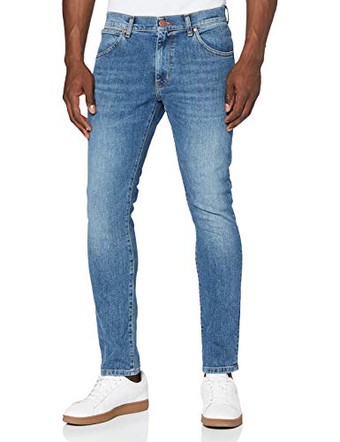 Wrangler Herren Larston Slim Jeans, Blue Fire 77W, 27W / 32L von Wrangler