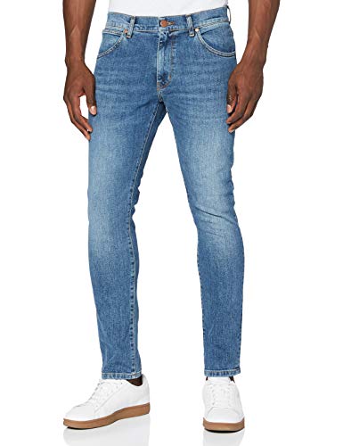Wrangler Herren Larston Slim Jeans, Blue Fire 77W, 38W / 34L von Wrangler