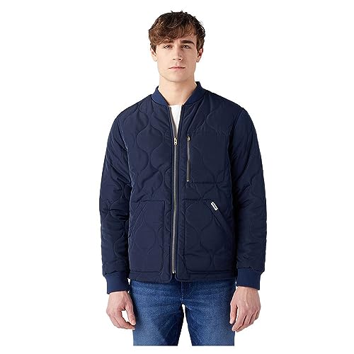 Wrangler Herren Padded Jacket, Navy, XXL EU von Wrangler