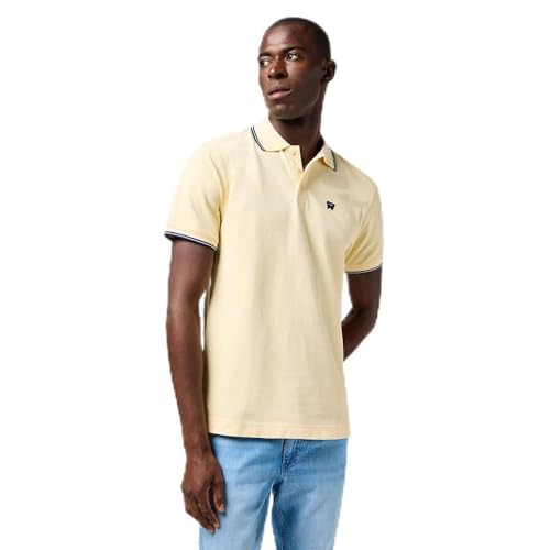 Wrangler Herren Polo Shirt, Banana Crepe, L EU Wrangler Herren Polo Shirt, Banana Crepe, L EU von Wrangler
