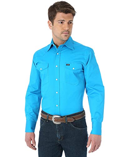 Wrangler Herren Premium Performance Workshirt - Blau - Mittel von Wrangler