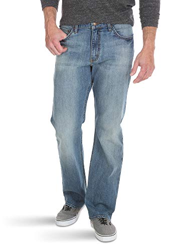 Wrangler Authentics Herren Relaxed Fit Bootcut Jeans, Riptide, 34W / 34L von Wrangler Authentics