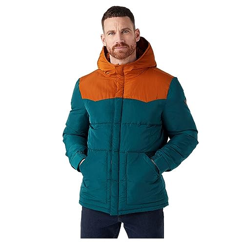 Wrangler Herren Puffer Jacket, DARK MATCHA, L EU von Wrangler