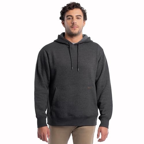 Wrangler Herren Pullover Hooded Sweatshirt with Front Pouch Pocket Kapuzenpullover, Dunkelgrau meliert, X-Large von Wrangler