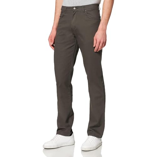 Wrangler Herren Regular FIT Straight Leg Hose, Grau (Grey Grey), W38/L30 von Wrangler