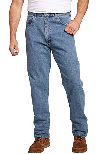 Wrangler Herren Rugged Wear Relaxed Fit Jeans, Blau, 46W / 30L EU von Wrangler
