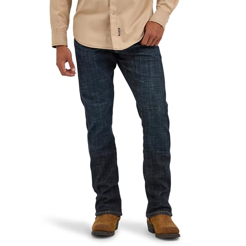 Wrangler Herren Retro Slim Fit Bootcut Jeans, DAX, 30W / 32L von Wrangler