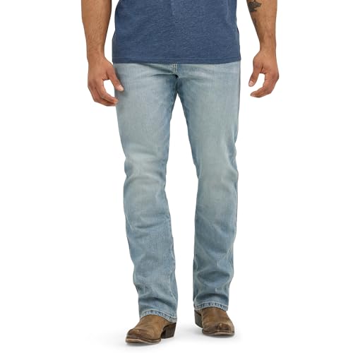 Wrangler Herren Retro Slim Fit Bootcut Jeans, Bearcreek, 33W / 36L von Wrangler
