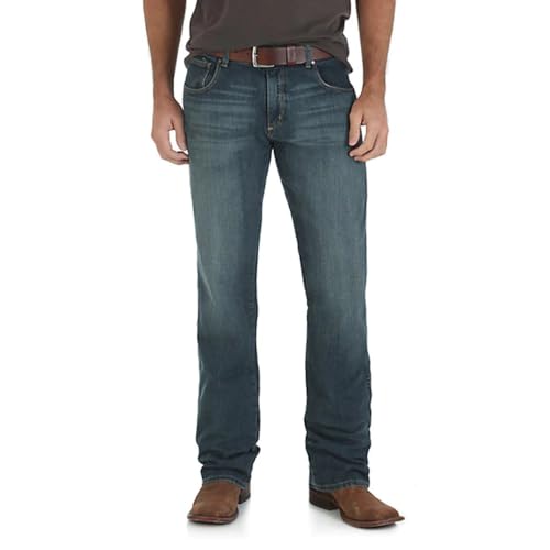 Wrangler Herren Retro Slim Fit Straight Leg Jeans, Bozeman, 34W / 34L von Wrangler
