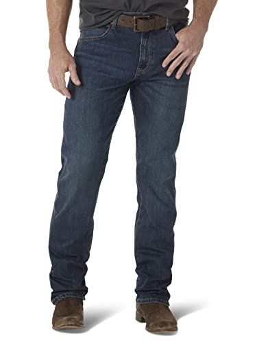 Wrangler Herren Retro Slim Fit Straight Leg Jeans, Portland, 34W / 38L von Wrangler