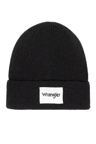 Wrangler Herren Rib Beanie Hat, Schwarz, Einheitsgr e EU von Wrangler