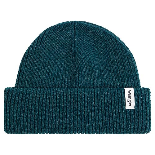 Wrangler Herren Sign Off Beanie Hat, DEEP TEAL GREEN, Einheitsgr e EU von Wrangler