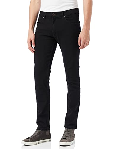 Wrangler Herren Slim Black Rinse Jeans, Black Rinse, 40W / 34L EU von Wrangler