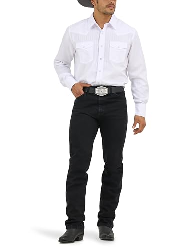 Wrangler Herren Slim Fit Jeans Silver Edition, Schwarz, Washed, 32W / 34L von Wrangler