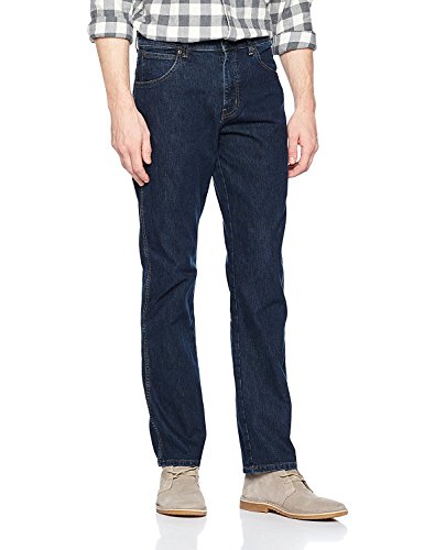 Wrangler Herren Regular Fit Jeans, Blau (Darkstone), 36W / 34L von Wrangler