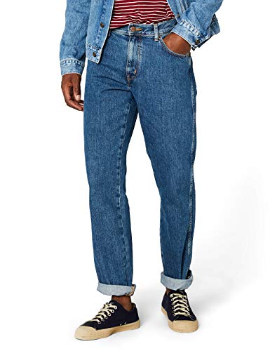 Wrangler Herren Texas 821 Authentic Straight Jeans, Vintage Stonewash, 34W / 36L von Wrangler
