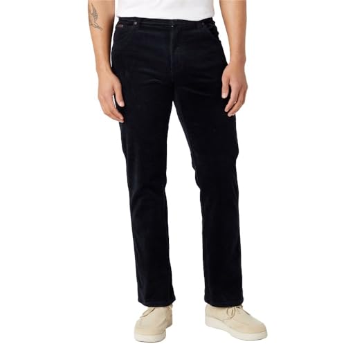 Wrangler Herren Texas Pants, Real Black, 34W 30L EU von Wrangler