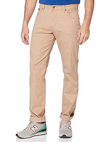 Wrangler Herren Texas Slim Casual Pants, Cornstalk, 33W / 32L von Wrangler