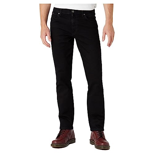 Wrangler Herren Texas Slim Jeans, Black Valley, 44W 36L EU von Wrangler