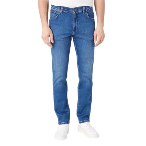 Wrangler Herren Texas Slim Jeans, Pisces, 33W 34L EU von Wrangler