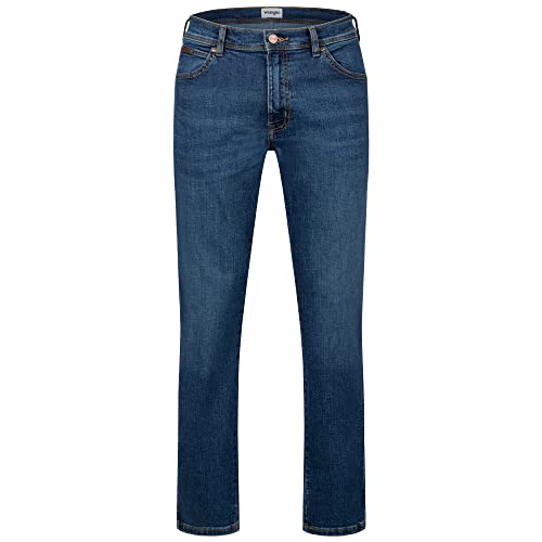 Wrangler Herren Texas Stretch Jeans Herrenjeans Regular Fit Authentic Straight (W34/L32, Hallucinations) von Wrangler