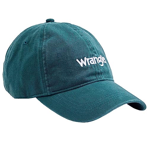 Wrangler Herren Washed Logo Cap, DEEP TEAL GREEN, Einheitsgr e EU von Wrangler