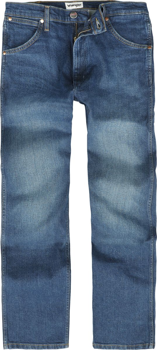 Wrangler Jeans - 11MWZ Rinse - W31L32 bis W34L34 - für Männer - Größe W33L34 - blau von Wrangler