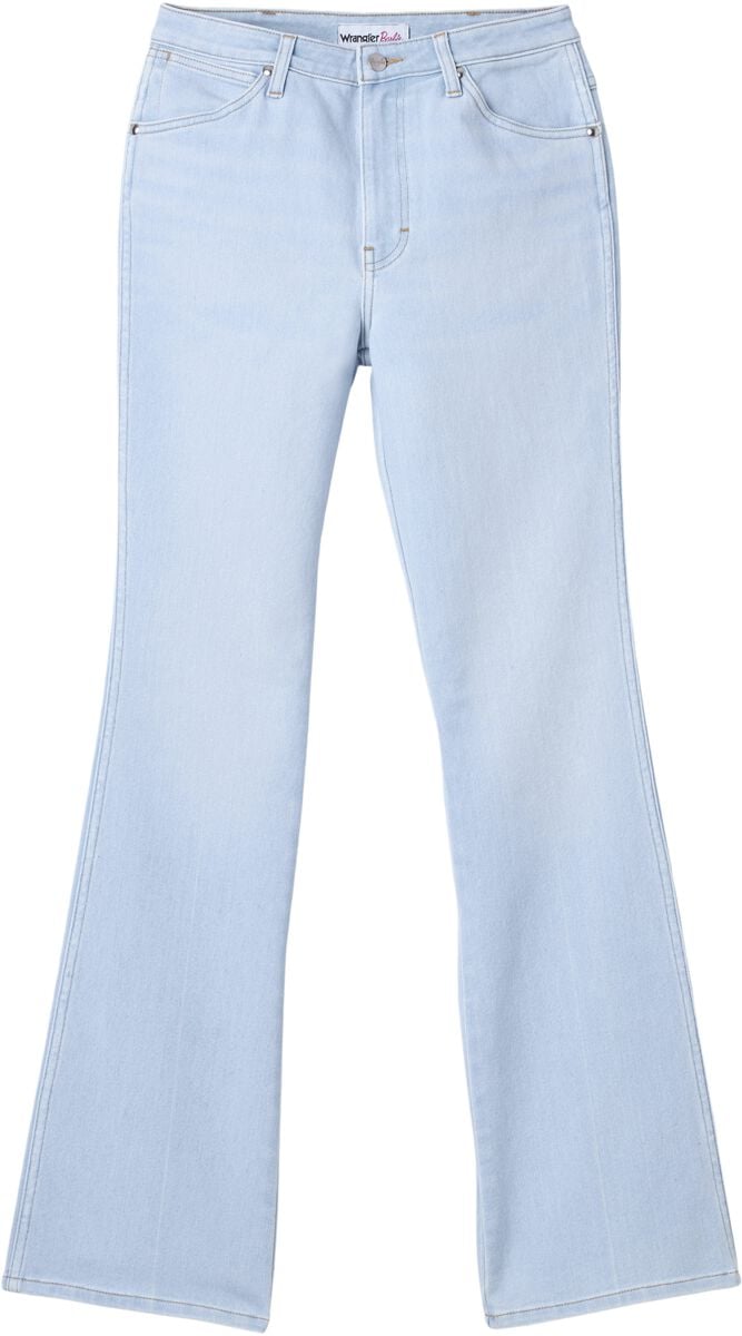 Wrangler Jeans - Barbie Westward - W25L32 bis W32L32 - für Damen - Größe W27L32 - blau von Wrangler