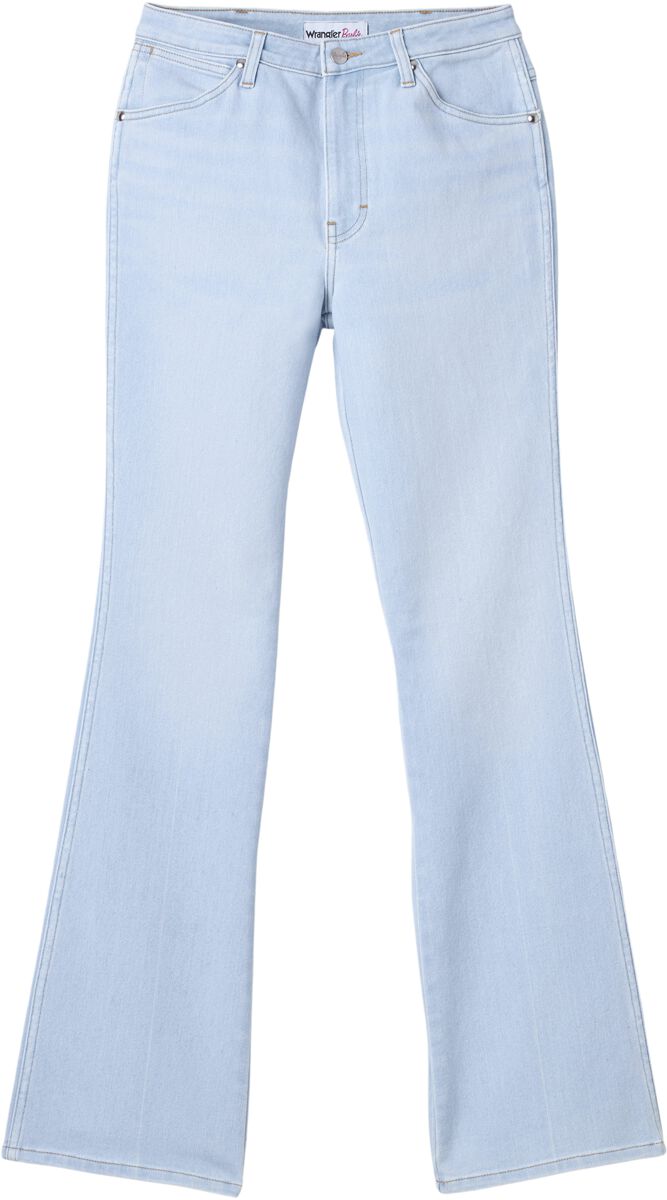 Wrangler Jeans - Barbie Westward - W25L32 bis W32L32 - für Damen - Größe W28L34 - blau von Wrangler