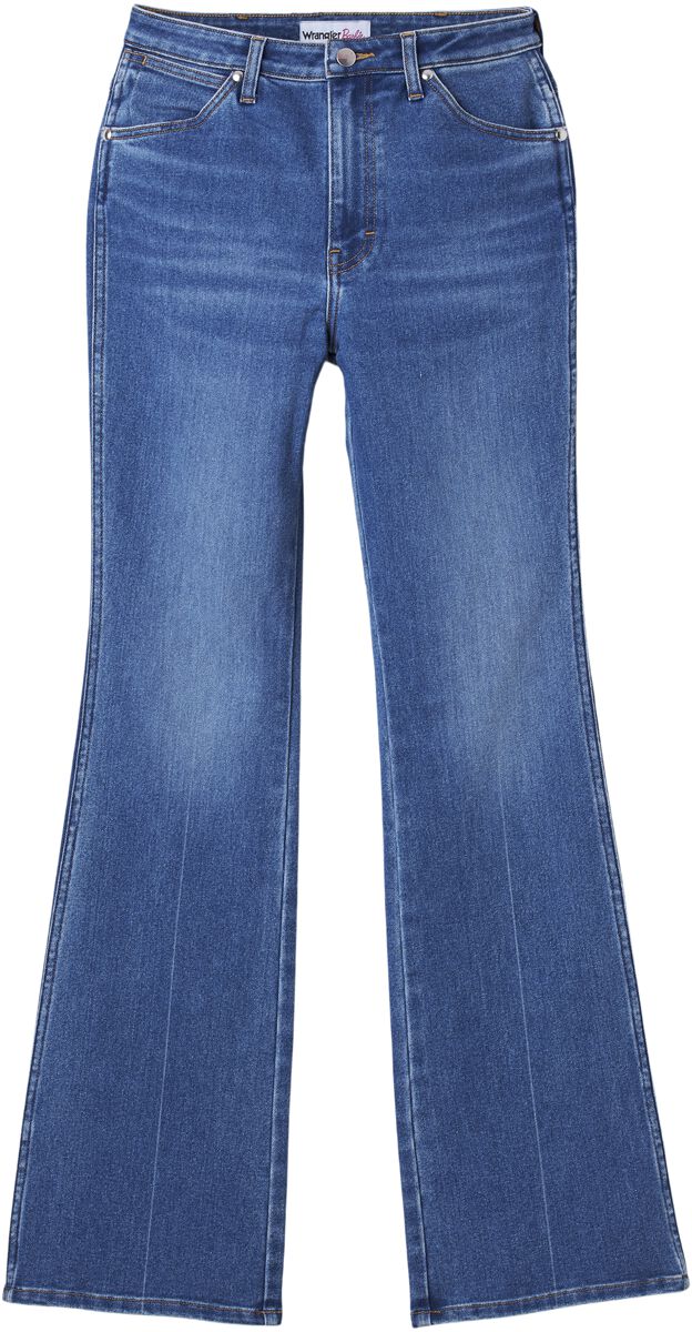 Wrangler Jeans - Barbie Westward - W25L32 bis W31L34 - für Damen - Größe W27L32 - blau von Wrangler