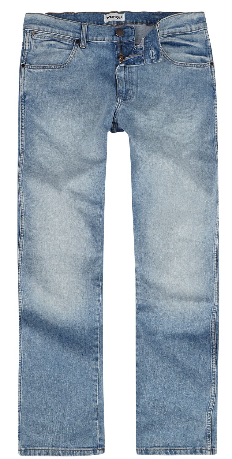 Wrangler Jeans - River Clever - W30L32 bis W38L34 - für Männer - Größe W34L34 - blau von Wrangler
