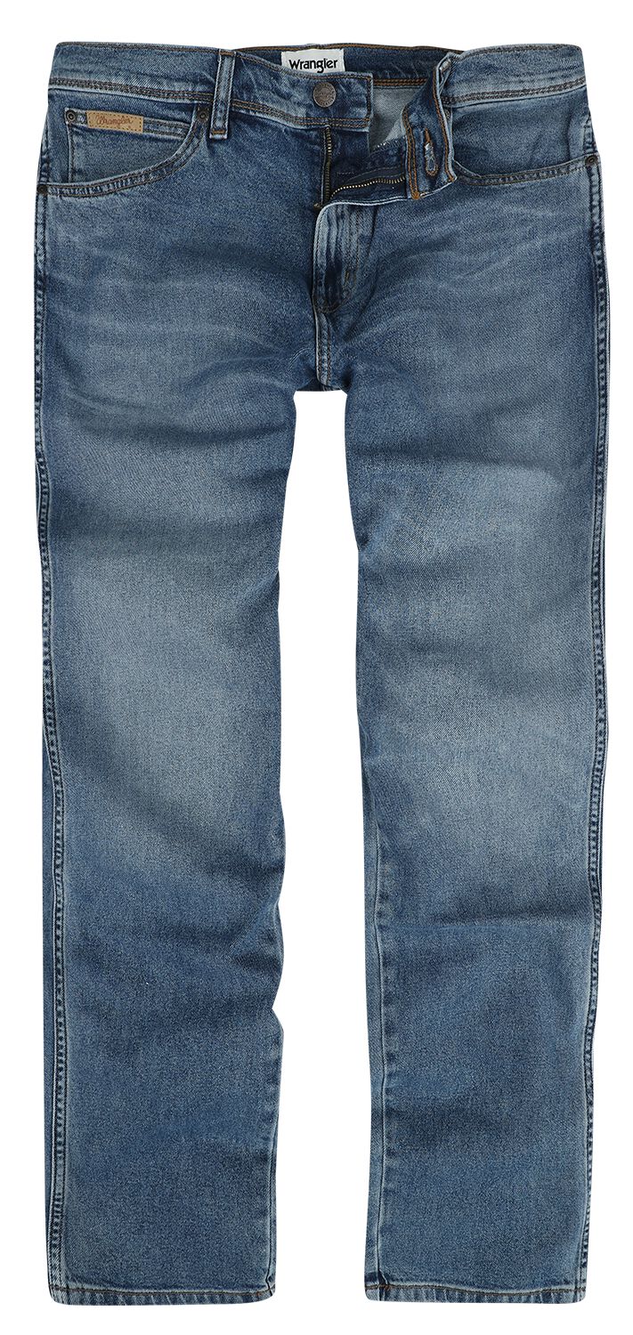 Wrangler Jeans - Texas Slim The Marverick - W30L32 bis W38L34 - für Männer - Größe W31L32 - blau von Wrangler