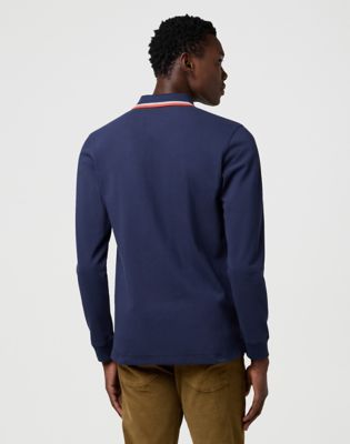 Wrangler Long Sleeve Regular Polo Shirt Navy Größe XXL Wrangler Long Sleeve Regular Polo Shirt Navy Größe XXL von Wrangler