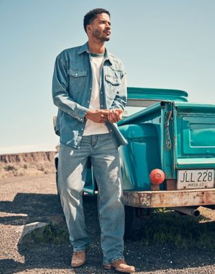 Wrangler Loose Straight Jean Authentic Medium Größe 32 x34 von Wrangler