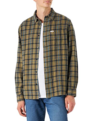 Wrangler Men's 1 Pocket Shirt, Dusty Olive, XL Wrangler Men's 1 Pocket Shirt, Dusty Olive, XL von Wrangler