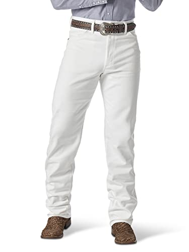 Wrangler Men’s 13MWZ Cowboy Cut Original Fit Jean, White, 30W x 30L von Wrangler