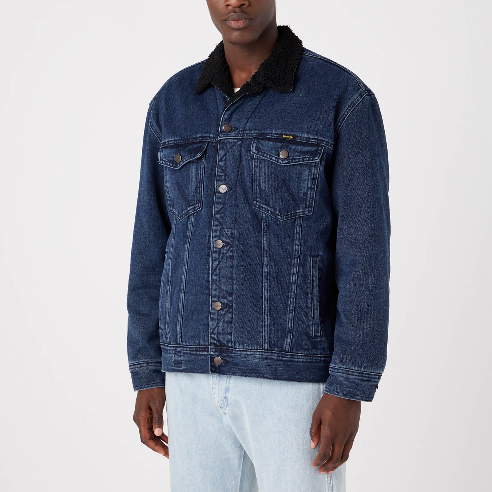 Wrangler Antifit Denim Jacket - L von Wrangler