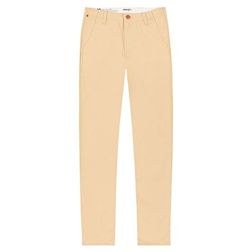 Wrangler Men's Casey Jones Chino Pants, Beige, W27 / L32 von Wrangler