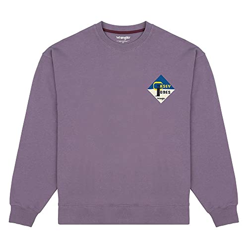 Wrangler Men's Casey Jones Sweatshirt, Purple SAGE, Small von Wrangler