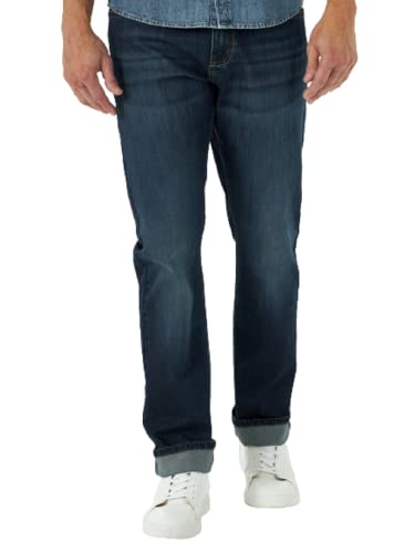 Wrangler Men's Free-to-Stretch Athletic Fit Jean, Jagged, 40W x 32L von Wrangler