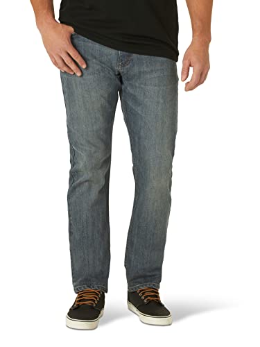 Wrangler Men's Free-to-Stretch Athletic Fit Jean, Mediterranean, 33W x 30L von Wrangler