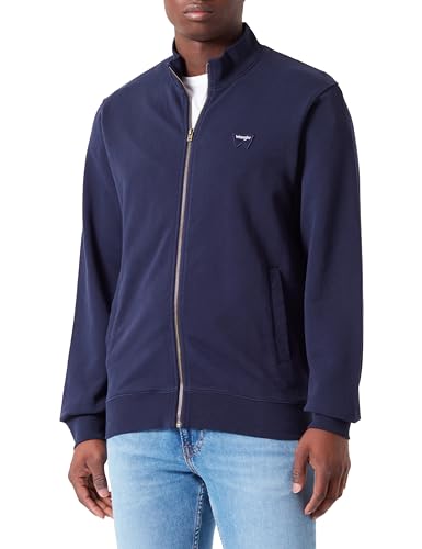 Wrangler Herren Sweatshirt Funnel_Neck_Zip Regular Passform von Wrangler
