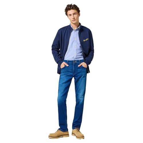 Wrangler Men's Greensboro Jeans, Blue Jam, 34/36 von Wrangler
