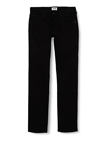 Wrangler Men's Greensboro Jeans, Schwarz (Black Valley 19a), W44 / L30 von Wrangler