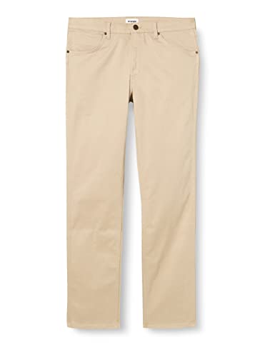 Wrangler Men's Greensboro Pants, Khaki, W33 / L32 von Wrangler