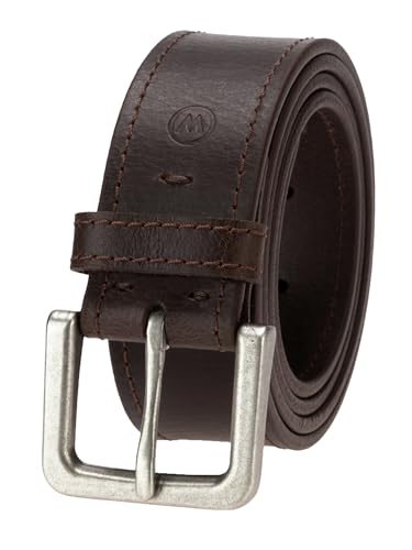 Wrangler Men’s Leather Country Casual Every Day Dress Belt for Jeans, Khakis Brown 44 von Wrangler